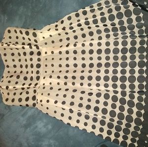 Black & White sweet heart pockidot mini dress.